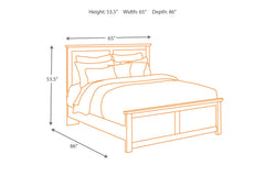 Maribel Queen Panel Bed - B138B4