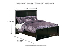 Maribel Full Panel Bed - B138B6