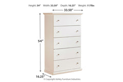 Bostwick Shoals Chest of Drawers - B139-46