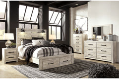 Cambeck Queen Panel Bed with 2 Storage Drawers - B192B8