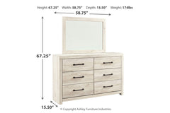 Cambeck Dresser and Mirror - B192B1