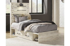 Cambeck Twin Panel Bed with 2 Storage Drawers - B192B13