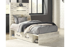 Cambeck Twin Panel Bed with 4 Storage Drawers - B192B21