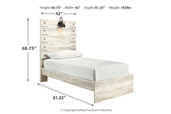 Cambeck Twin Panel Bed - B192B2