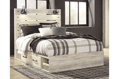 Cambeck Queen Panel Bed with 4 Storage Drawers - B192B24