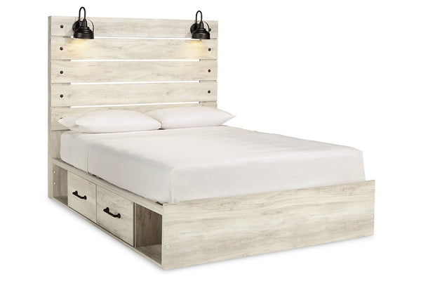 Cambeck Queen Panel Bed with 4 Storage Drawers - B192B24