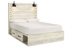Cambeck Queen Panel Bed with 4 Storage Drawers - B192B24