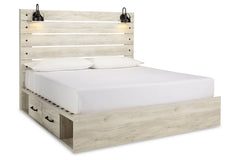 Cambeck King Panel Bed with 2 Storage Drawers - B192B19