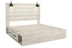 Cambeck King Panel Bed with 2 Storage Drawers - B192B19