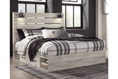Cambeck King Panel Bed with 4 Storage Drawers - B192B27