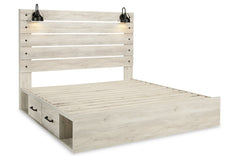 Cambeck King Panel Bed with 4 Storage Drawers - B192B27