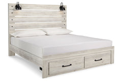Cambeck King Panel Bed with 2 Storage Drawers - B192B31
