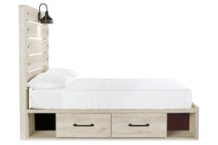 Cambeck Full Panel Bed with 2 Storage Drawers - B192B16