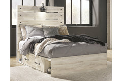Cambeck Full Panel Bed with 4 Storage Drawers - B192B34