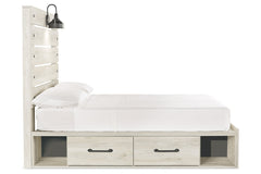Cambeck Full Panel Bed with 4 Storage Drawers - B192B34