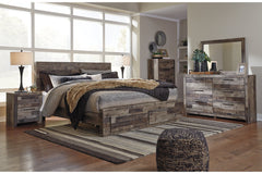 Derekson King Panel Bed with 2 Storage Drawers - B200B14