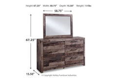 Derekson Dresser and Mirror - B200B1