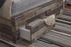 Derekson King Panel Bed with 2 Storage Drawers - B200B14