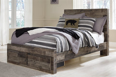 Derekson Full Panel Bed with 2 Storage Drawers - B200B16