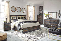 Drystan King Bookcase Bed with 2 Storage Drawers - B211B51