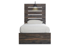 Drystan Twin Panel Bed with 4 Storage Drawers - B211B11