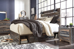 Drystan Queen Panel Bed with 4 Storage Drawers - B211B13