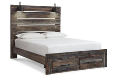 Drystan Queen Panel Bed with 2 Storage Drawers - B211B29