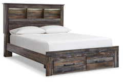 Drystan Queen Bookcase Bed with 2 Storage Drawers - B211B23