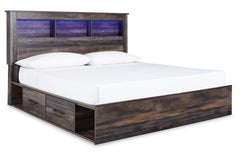 Drystan King Bookcase Bed with 2 Storage Drawers - B211B51