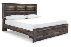 Drystan King Bookcase Bed with 2 Storage Drawers - B211B27