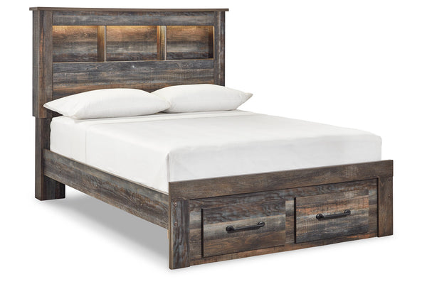 Drystan Full Bookcase Bed with 2 Storage Drawers - B211B21