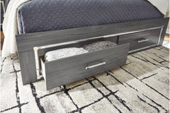 Lodanna King Panel Bed with 2 Storage Drawers - B214B11