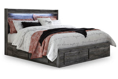 Baystorm King Panel Bed with 6 Storage Drawers - B221B16