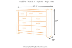 Zelen Dresser - B248-31