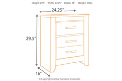 Zelen Nightstand - B248-92