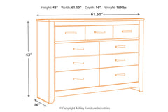 Brinxton Dresser - B249-31