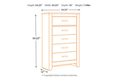 Brinxton Chest of Drawers - B249-46