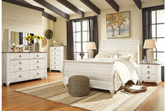Willowton Queen Sleigh Bed - B267B4