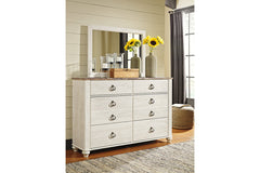 Willowton Dresser and Mirror - B267B1