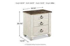 Willowton Nightstand - B267-92
