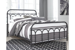 Nashburg Queen Metal Bed - B280-681