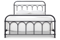 Nashburg Queen Metal Bed - B280-681