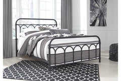 Nashburg Queen Metal Bed - B280-681