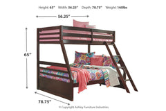 Halanton Twin over Full Bunk Bed - B328YB3
