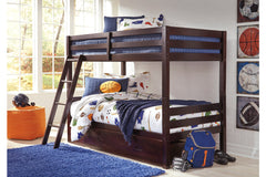 Halanton Twin over Twin Bunk Bed with 1 Large Storage Drawer - B328YB2