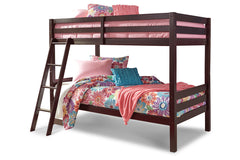Halanton Twin over Twin Bunk Bed with Ladder - B328-59