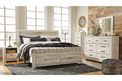 Bellaby King Platform Bed with 2 Storage Drawers - B331B9