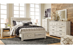 Bellaby Queen Platform Bed with 2 Storage Drawers - B331B4
