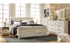 Bellaby King Platform Bed with 2 Storage Drawers - B331B9