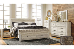 Bellaby King Platform Bed with 2 Storage Drawers - B331B9